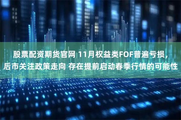 股票配资期货官网 11月权益类FOF普遍亏损,后市关注政策走向 存在提前启动春季行情的可能性