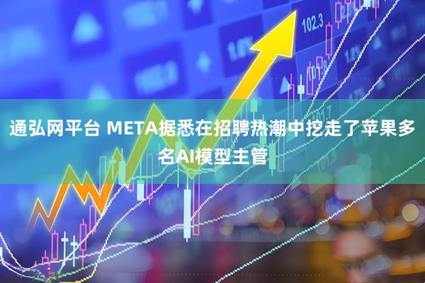 通弘网平台 META据悉在招聘热潮中挖走了苹果多名AI模型主管